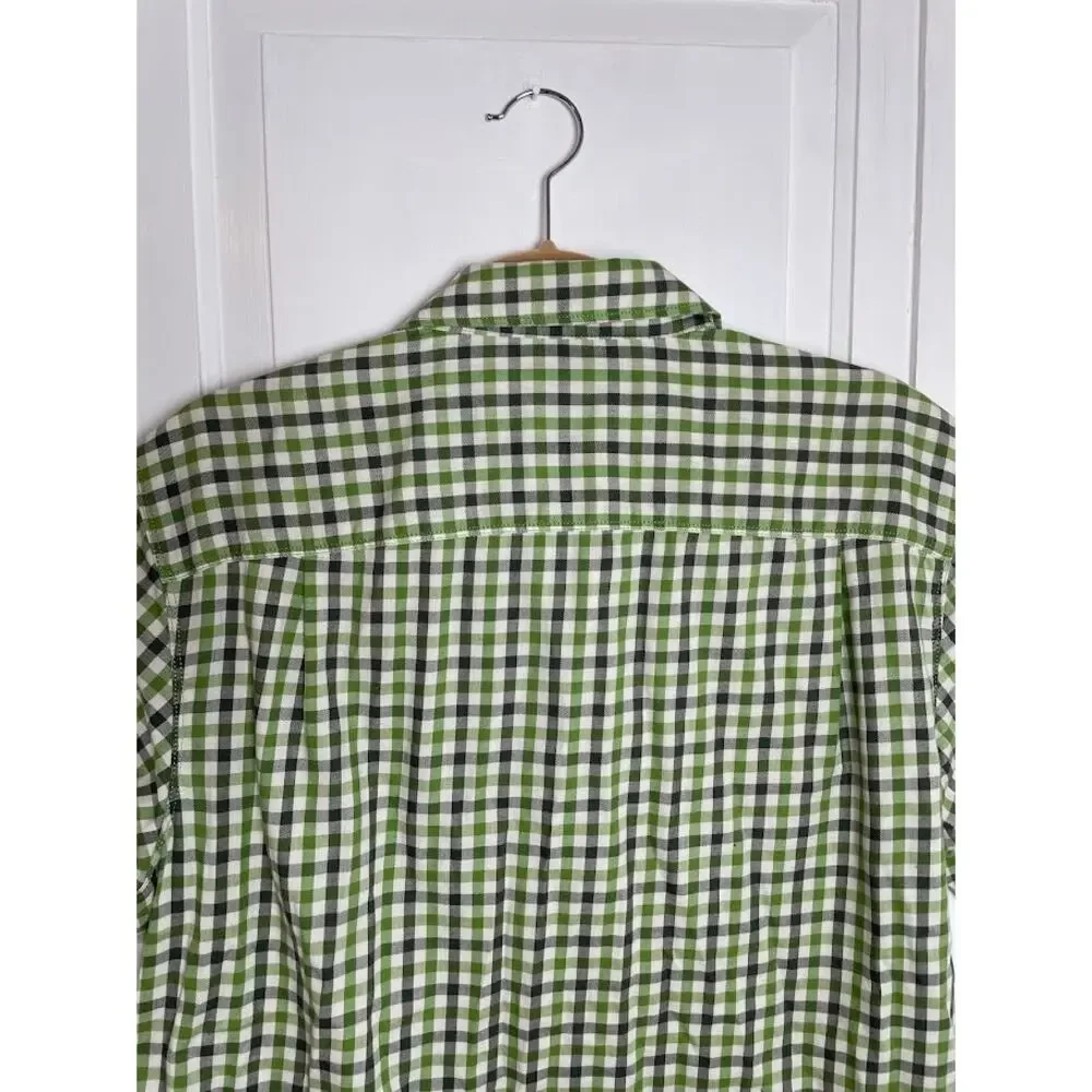 The North Face Mens Button Up‎ Shirt Plaid Short Sleeve Casual Gorpcore Size M